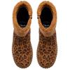 CLARKS GIRLS ZIP BOOT - LEOPARD ANIMAL PRINT